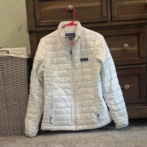 Patagonia Women's White Puffer Jacket